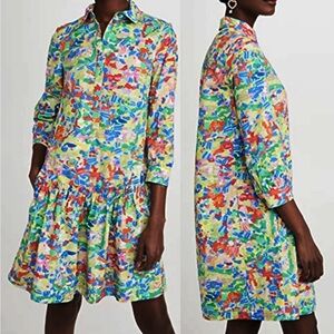 NWT Saloni shirt dress Tilly Summer Confetti